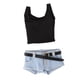 thumbnail image 5 of Conjunto de ropa de muñeca Hugo 1/6 mezclilla azul claro, 5 of 10