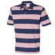 thumbnail image 1 of Front Row - Polo de manga corta a rayas Modelo Striped para hombre/caballero (Marino / Rosa), 1 of 1