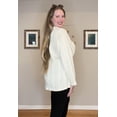 thumbnail image 6 of CASSIE LIZ Womens Plus Size Sweaters 4X Crew Neck Knit Pullover Fall Fashion Beige Loose Fit Winter Dressy 4XL 24W 26W, 6 of 10