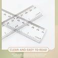 thumbnail image 2 of 20pcs Plastic Rulers Measuring Ruler Students Ruler Drawing Ruler School Office Supplies, 2 of 8