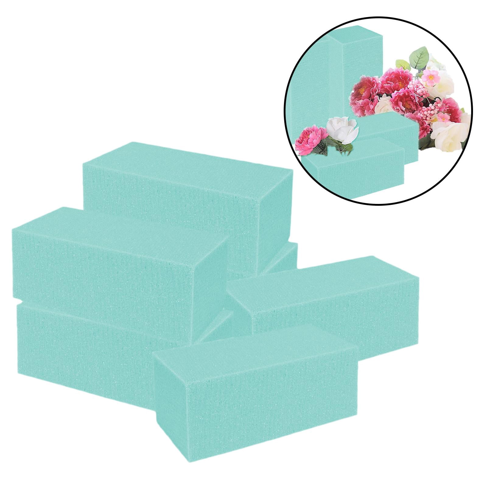 FVDPWYE 6 Pcs DIY Floral Foam Brick Flower Packing Artificial Flower Mud Wedding Florist Green