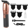 thumbnail image 4 of Qarigey Cortadora de cabello Cortapelos eléctricos inalámbricos impermeables de litio segura Atenuador eléctrico para adultos con 5 Cuidado del cabello, 4 of 6