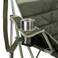 thumbnail image 2 of GCI Outdoor Comfort Pro Insulated Rocker Rocking Camping Chair with Cup Holder, Olive, 2 of 9