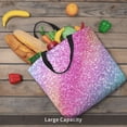 thumbnail image 4 of Easygdp Fun Rainbow Pink Bolsa Tote para Mujer, Bolso de Hombro para Trabajo, Playa, Viajes, Compras y Supermercado, 4 of 6