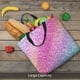 thumbnail image 5 of Balery Fun Rainbow Pink Bolsa de Mano para Mujeres con Cremallera, Bolsa de Gimnasio con Compartimentos, Bolsa para Laptop, Bolsa para Trabajo, 5 of 7
