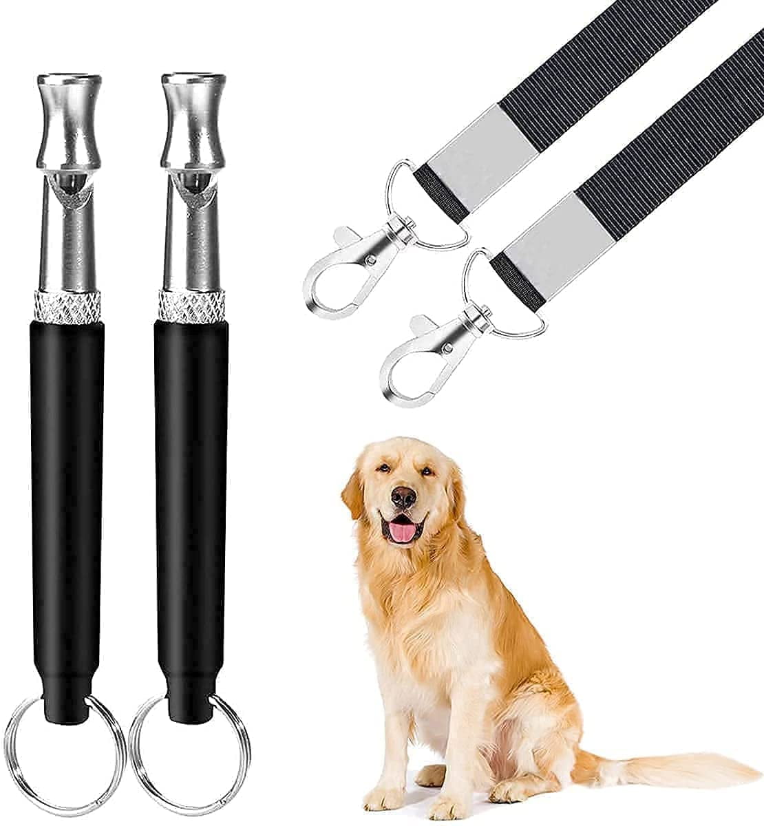 Garden-one Dog Whistle Professional Dog Training Whistle to Stop Barking,Professional Ultrasonic Adjustable High Pitch Ultra Sonic Sound Tool with Free Premium Quality Lanyard Strap 