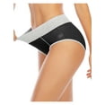 thumbnail image 2 of Set of 4 Briefs Ladies Mid Rise Underwear Seamless Hipster Panties, Womens Underwear Soft Stretch Cotton Brief, 2 of 8