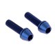 thumbnail image 1 of Paquete de 2 tornillos de cabeza cónica de aleación de M5x16 / 18 / M5x20 azul Sunnimix Tornillo de perno de bicicleta, 1 of 7