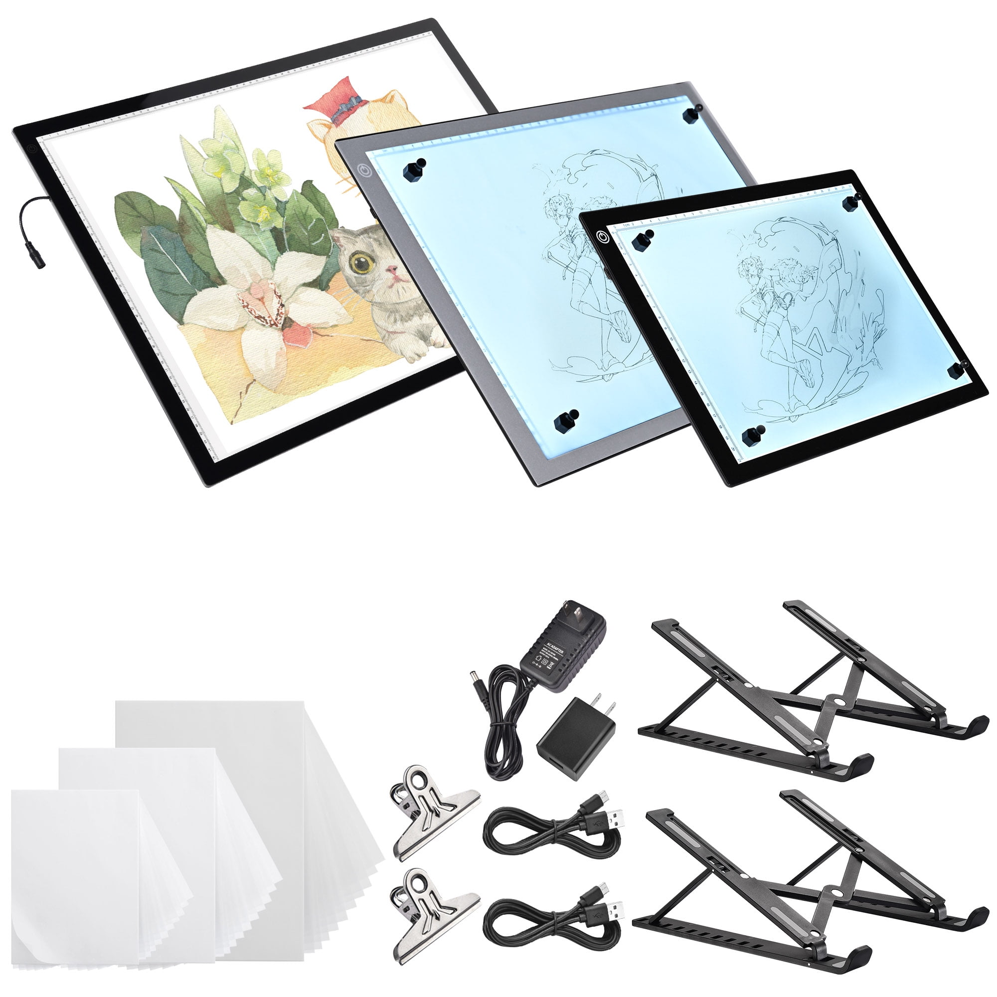 LED Drawing Board Light Box Tracing Pad Artist Stencil Tattoo A2