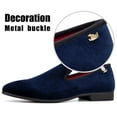 thumbnail image 3 of Mens Loafers Shoes Casual Dress Loafer Slip On Driving Shoes, Blue/15, 13 US, 3 of 5