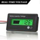 thumbnail image 2 of 2 Pcs DC 12V 24V 36V 48V 72V Battery MeterBattery Capacity Voltage Indicator Lead-Acid and Lithium, 2 of 5