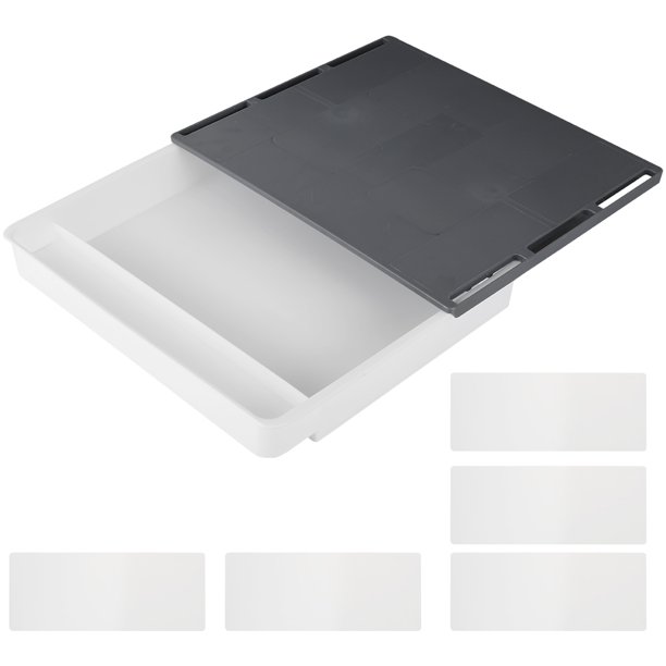 MORIMA Under Desk Drawer Hidden SelfAdhesive Pencil Tray Drawer Under