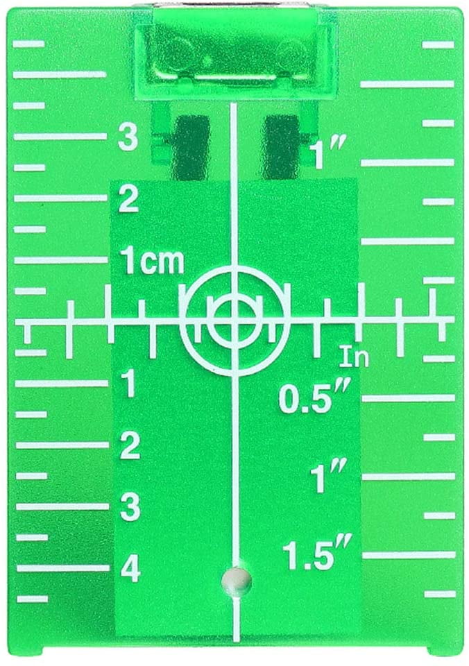 Green Laser Target, Laser Target With Reflectors, For Use With