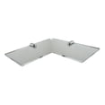 thumbnail image 4 of Estantes de pared de esquina, estantes flotantes de acrílico de seguridad para dormitorio, sala de , , cocina, 220mm - Claro yotijar estante de esquina baño, 4 of 6