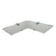 thumbnail image 4 of Estantes de pared de esquina, estantes flotantes de acrílico de seguridad para dormitorio, sala de , , cocina, 220mm - Claro yotijar estante de esquina baño, 4 of 6