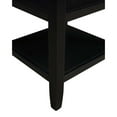 thumbnail image 2 of Convenience Concepts Tribeca Square End 3 Tier Table in Black Wood Finish, 2 of 2