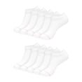 thumbnail image 5 of Hanes Womens CottonSoft No Show Socks, 10-Pack, Size 8-12, 5 of 9