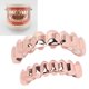 thumbnail image 5 of Dientes De Hip Hop, Decoración De Dientes De Hip Hop De Aleación Para Desfiles De Moda De Hip Hop Para Fiesta De Halloween ZAQW Oro rosa, 5 of 8
