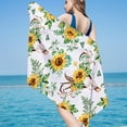 thumbnail image 4 of Microfiber Beach Towel Super Lightweight Colorful Bath Towel Sandproof Beach Blanket Multi-Purpose Towel For Travel Swimming Pool 30x60 Inch, 4 of 9