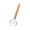 10Inch, variant on opvise Dough Mixer Stainless Steel Dough Whisk with Wooden Handle Easy-to-clean Bread Whisk for Home Kitchen 10Inch