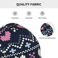 thumbnail image 5 of Disketp Pixel Heart Winter Unisex Knit Hats Beanies Hats for Men Women Winter Beanies Men's Women's Knit Cuffed Beanies Hats Beanie, 5 of 7