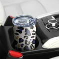 thumbnail image 5 of Leopard Print 20oz Coffee Tavel Tumblers, Stainless Steel Mobile Tumbler, Vacuum Insulated Coffee Mug with Lid, Spill-Proof Travel Cup for Hot & Cold Drinks, 5 of 6
