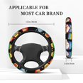 thumbnail image 3 of Fotbe Happy Pride Gnome Funda para Volante Universal de 15 pulgadas, Accesorios para Auto para Hombre y Mujer, Protector de Volante Cómodo para SUV y Sedán, 3 of 6