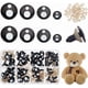thumbnail image 1 of 54 juegos de ojos de seguridad para crochet, ojos de seguridad para amigurumi, ojos kawaii con arandelas, 1 of 6