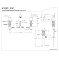 thumbnail image 2 of Kingston Brass KS2951DFL Mini-Widespread Bathroom Faucet, Polished Chrome, 2 of 2