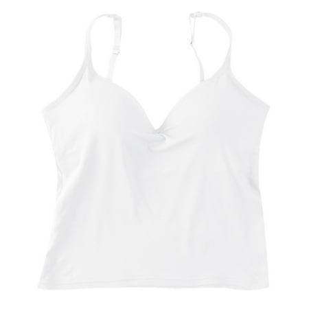 

Women Loose Sleeveless Camisole with Built-in for Sports Home Cami Bra