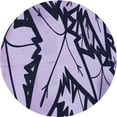 thumbnail image 1 of Ahgly Company Indoor Round Patterned Blue Whale Blue Area Rugs, 7' Round, 1 of 6