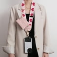thumbnail image 2 of 1pcs Clip And Go Phone Strap with Zipper Pouch,Crossbody Adjustable Chain Lanyard with PU Leather Wallet for All Phones, 2 of 8