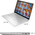 thumbnail image 5 of HP Envy x360 13 2-in-1 Laptop 13.3" FHD OLED Touchscreen 11th Gen Intel 4-Core i7-1195G7 8GB RAM 2TB SSD Intel Iris Xe Graphic Backlit Fingerprint Thunderbolt B&O Win11 Silver + HDMI Cable, 5 of 5