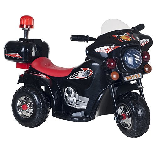 Lil Rider Supersport 3 Wheel Ride On Motorcycle In Black