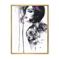 thumbnail image 1 of Designart Painting Female Portrait FLOAT FRAME WALL ART, 1 of 4