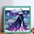 thumbnail image 2 of (SZX-C1625 45X45) Hilo algodón ecológico bordado 11CT 3 hebras impresión 45*45cm Kit serie cine y televisión Disney Villain-Ursula punto cruz, 2 of 9