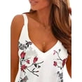 thumbnail image 3 of XXLvision Women Floral Sleeveless Cami Tank Tops Female Summer Strappy Vest T-Shirt, 3 of 4
