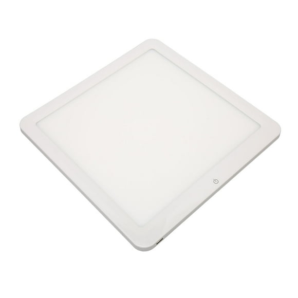 LED Photography Bottom Light, 6000-6500K 22cm Shadowless Lamp Panel Pad Type C Port for Commercial Objects