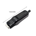 thumbnail image 4 of Kenally Abrazadera de de hierro, 10 piezas, repuesto anticorrosivo portátil, electrochapa aislante, accesorios de Clip eléctrico 20A Vehículos, repuestos y accesorios Mis Negro Kenally VI017707-02, 4 of 6