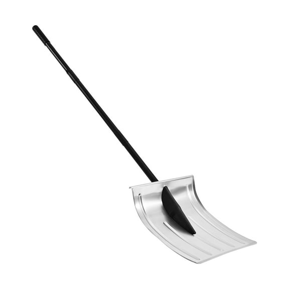 KFFKFF 16-Inch Wide Aluminum Snow Shovel with Non-Slip Handle, Lightweight and Detachable Design for Clearing Snow in Driveways, Gardens, Cars, and Outdoor Spaces