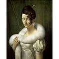 thumbnail image 3 of Simon, Francois Pascal 15x18 Black Modern Framed Museum Art Print Titled - Portrait of a Young Lady (Portrait de Jeune Femme), 3 of 5