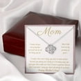 thumbnail image 3 of Last Chance Mother's Day - Love Knot Necklace - Message Card & Gift Box, 3 of 5