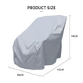 thumbnail image 2 of Waterproof Boat Seat Cover Boat Chair Protective Cover Boat Captain's Chair Cover For Outdoor, 2 of 2