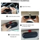thumbnail image 3 of funda negra para gafas de coche, gafas de sol extensibles con visera solar., 3 of 5