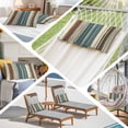 thumbnail image 6 of Teal Boho Stripes Oversized Pillow Covers,Modern Bohemia Brown Beige Texture Breathable Throw Pillow Cases with Invisible Zipper,Decorative Pillowcase Pillows Protectors for Sofa Bed Couch 24"x36", 6 of 9