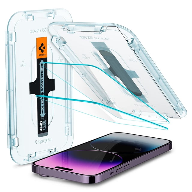 Protector de pantalla Spigen Glastr EZ FIT para iPhone 14 Pro Max