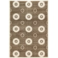 thumbnail image 4 of Prisma Karma Brown Rug 53"x76" Modern Solid Color Faux Silk Design, 4 of 4