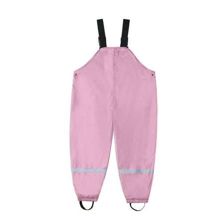 

Toddler Fabric Water-proof Mud Overall Warm Jumpsuit Dungarees Windproof Outdoor Playsuit Rain Boys Kids Clothes Girls Double Girls Romper Jumpsuit Rain Jacket 2Y-3Y