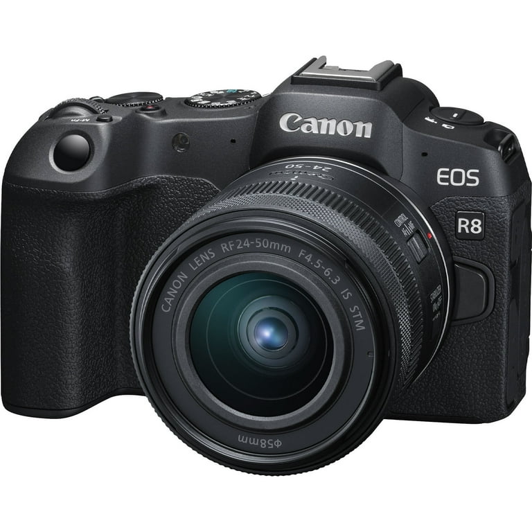 Canon EOS R8 Mirrorless Camera Kit with 24-50mm, 75-300mm, 420