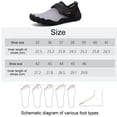 thumbnail image 2 of Zapatillas de buceo antideslizantes Zapatillas de correr transpirables para caminatas en el lago (gris negro41) Ehuebsd Para estrenar, 2 of 8